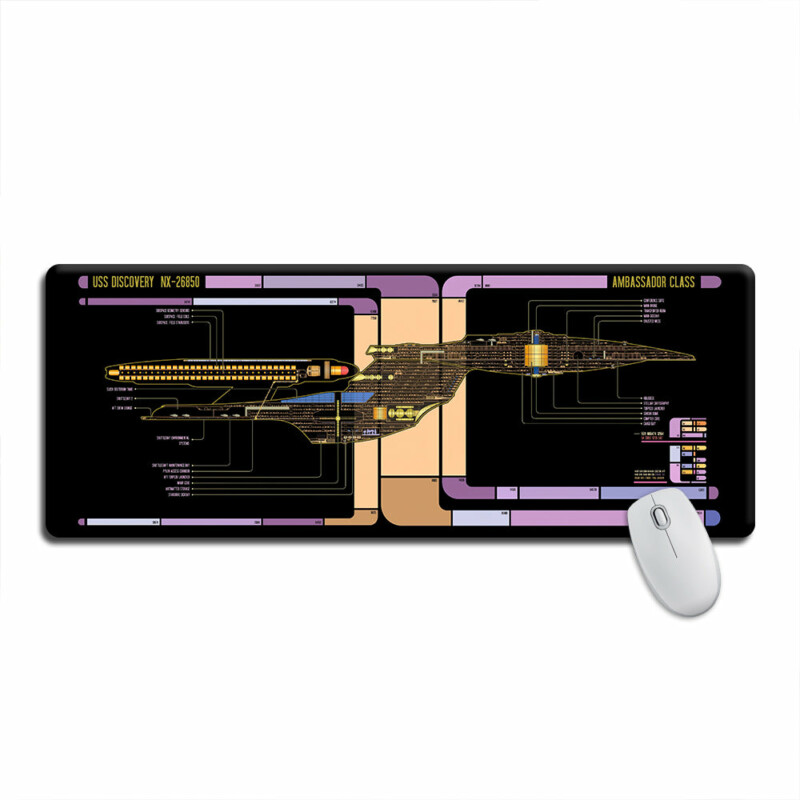 Star Trek Console U.S.S Discovery - Mouse Pad Plus Size