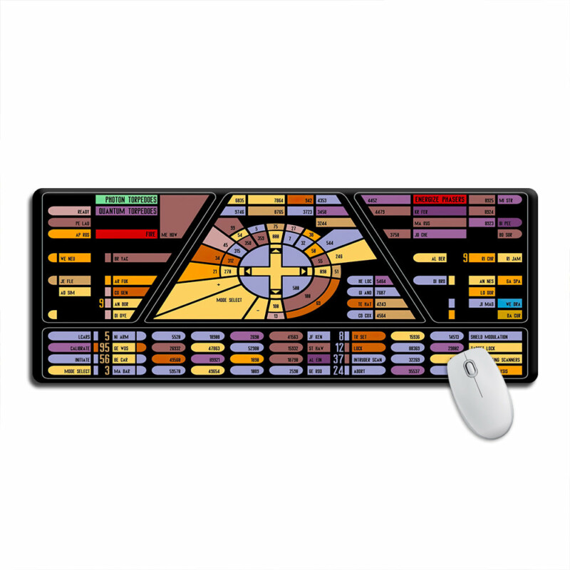 Star Trek Console LCARS Interface - Mouse Pad Plus Size
