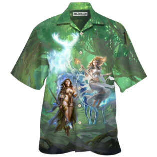 Magic Amazing I Believe In Magic With Green Style - Hawaiian Shirt - Owl Ohh - Owl Ohh
