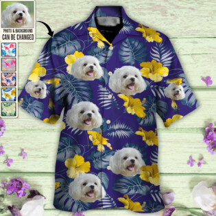 Dog Lucky You Want Tropical Custom Photo - Hawaiian Shirt - Personalized Photo Gifts-Owl Ohh
