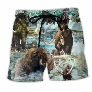 Mammoth Animals Back To Time Mammoth Alive - Beach Short - Owl Ohh - Owl Ohh