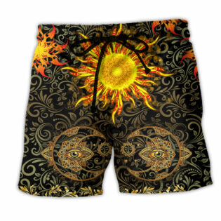 Mandala Nothing Is More Amazing Than The Sun Hot Sun - Beach Short - Owl Ohh - Owl Ohh