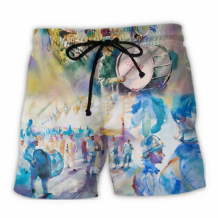 Marching Band Art Style - Beach Short - Owl Ohh - Owl Ohh