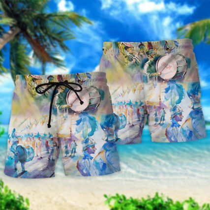 Marching Band Art Style - Beach Short - Owl Ohh - Owl Ohh
