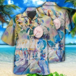 Marching Band Blur Art Style - Hawaiian Shirt - Owl Ohh - Owl Ohh