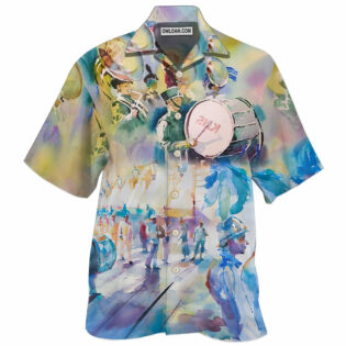 Marching Band Blur Art Style - Hawaiian Shirt - Owl Ohh - Owl Ohh