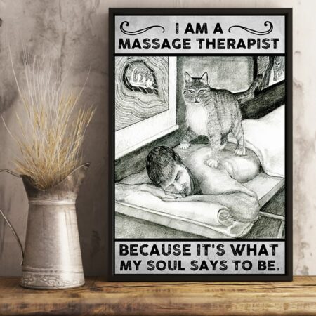 Massage Therapist It's What My Soul Says To Be - Vertical Poster - Owl Ohh - Owl Ohh