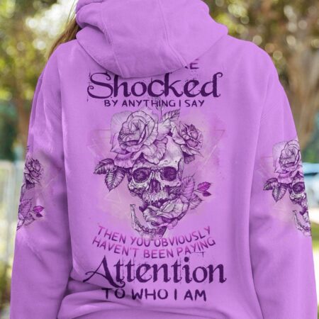 IF YOU ARE SHOCKED ROSE SKULL ALL OVER PRINT - TLNZ1301233