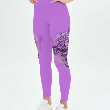 IF YOU ARE SHOCKED ROSE SKULL ALL OVER PRINT - TLNZ1301233