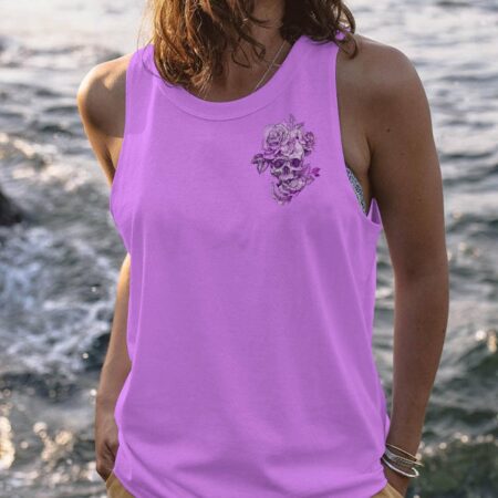 IF YOU ARE SHOCKED ROSE SKULL ALL OVER PRINT - TLNZ1301233