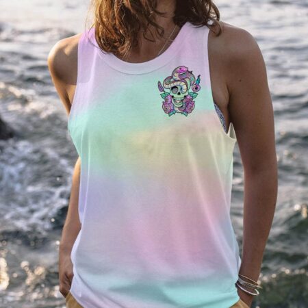 LOVE ME LIKE MY DEMONS DO PASTEL SKULL SNAKE ALL OVER PRINT - TLTR2812223