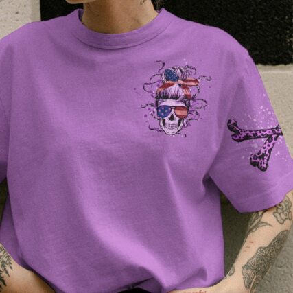 I'M A B DON'T TRY ME MESSY BUN ALL OVER PRINT - YHHG0401233