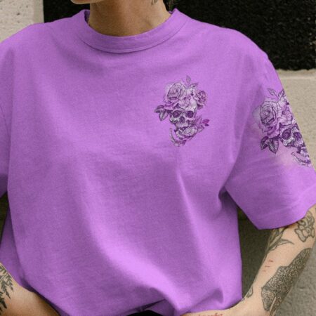 IF YOU ARE SHOCKED ROSE SKULL ALL OVER PRINT - TLNZ1301233
