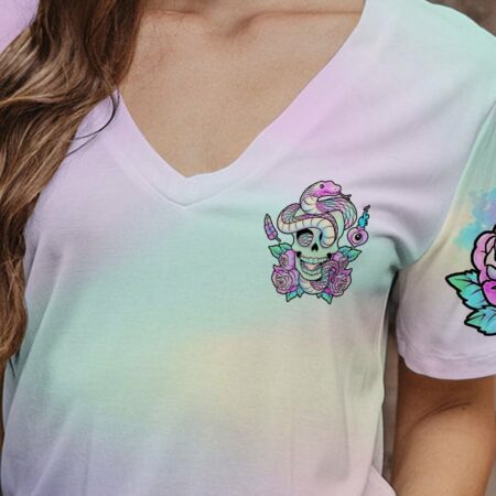 LOVE ME LIKE MY DEMONS DO PASTEL SKULL SNAKE ALL OVER PRINT - TLTR2812223