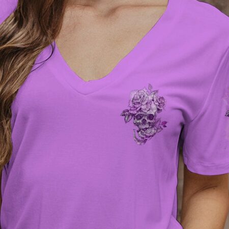 IF YOU ARE SHOCKED ROSE SKULL ALL OVER PRINT - TLNZ1301233