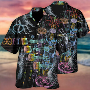 Mechanic Fantastic Neon Style - Hawaiian Shirt - Owl Ohh - Owl Ohh