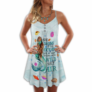 Mermaid She Dreams On The Ocean - Summer Dress - Owl Ohh - Owl Ohh