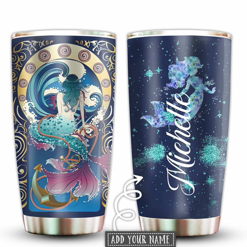 Mermaid Legend Loves Ocean Cool Personalized - Tumbler - Owl Ohh - Owl Ohh