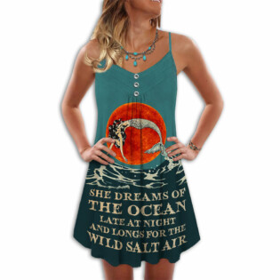 Mermaid Ocean Dream Late At Night - Summer Dress - Owl Ohh - Owl Ohh