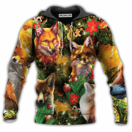 Christmas Merry Christmas Foxmask - Hoodie - Owl Ohh - Owl Ohh