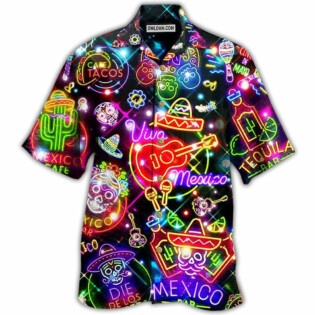 Mexico Neon Color Style With Blink - Hawaiian Shirt - Owl Ohh - Owl Ohh