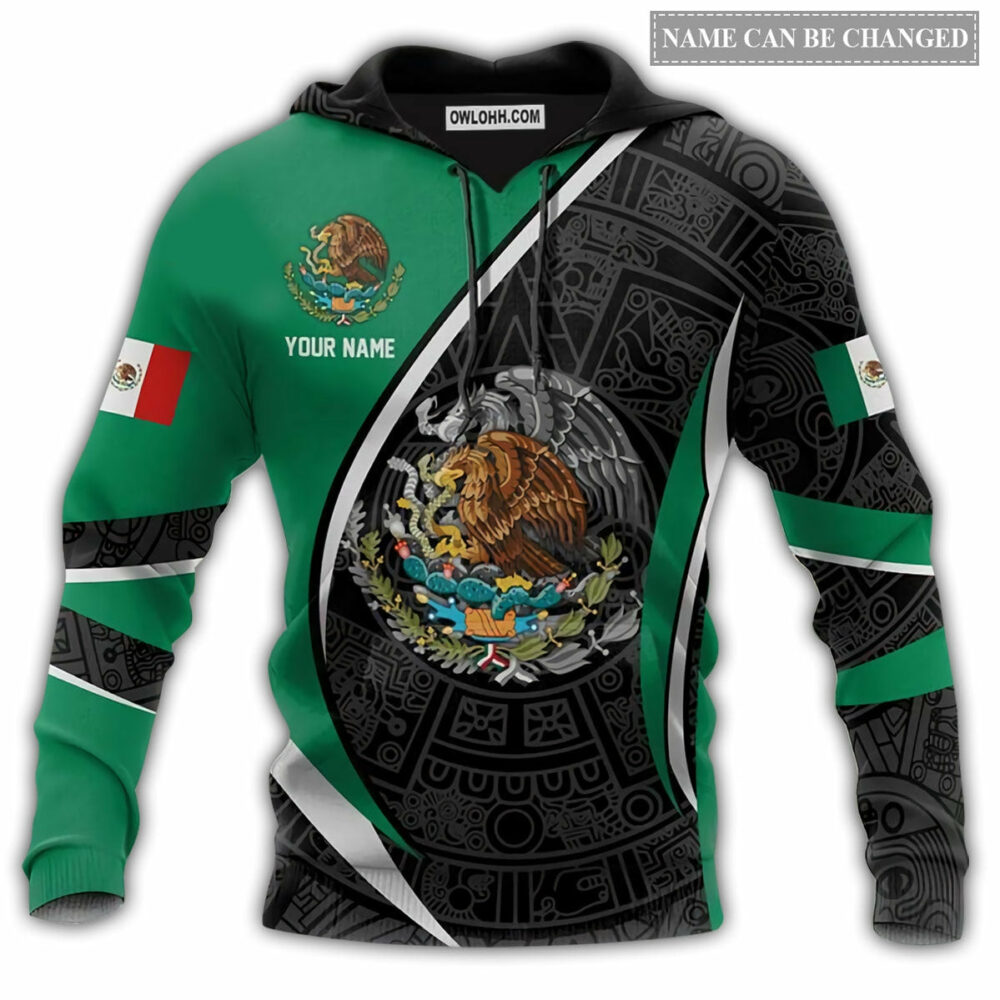 Mexico Green Style Personalized - Hoodie - Owl Ohh - Owl Ohh