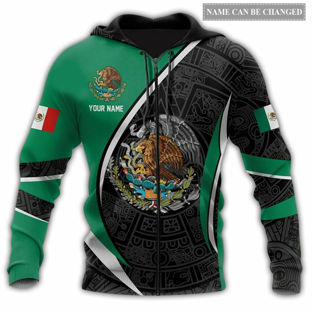 Mexico Green Style Personalized - Hoodie - Owl Ohh - Owl Ohh