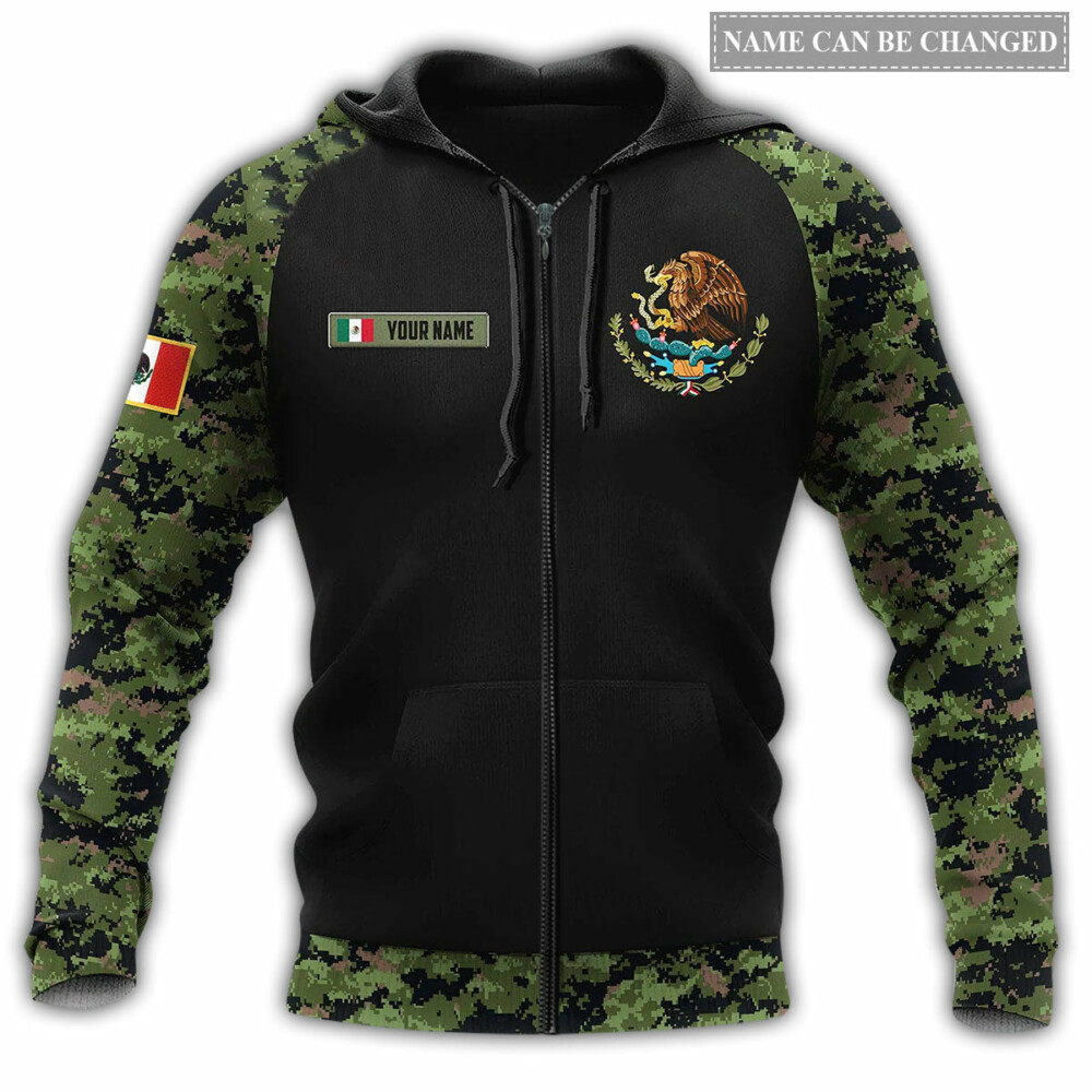 Mexico Sign Black Personalized - Hoodie - Owl Ohh - Owl Ohh