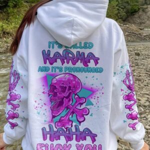 HA HA F YOU SKULL BONES ALL OVER PRINT - TLNZ1612222