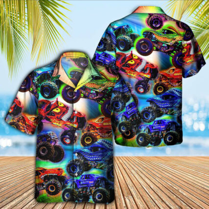 Truck This Is How I Roll Rainbow - Hawaiian Shirt - Owl Ohh - Owl Ohh
