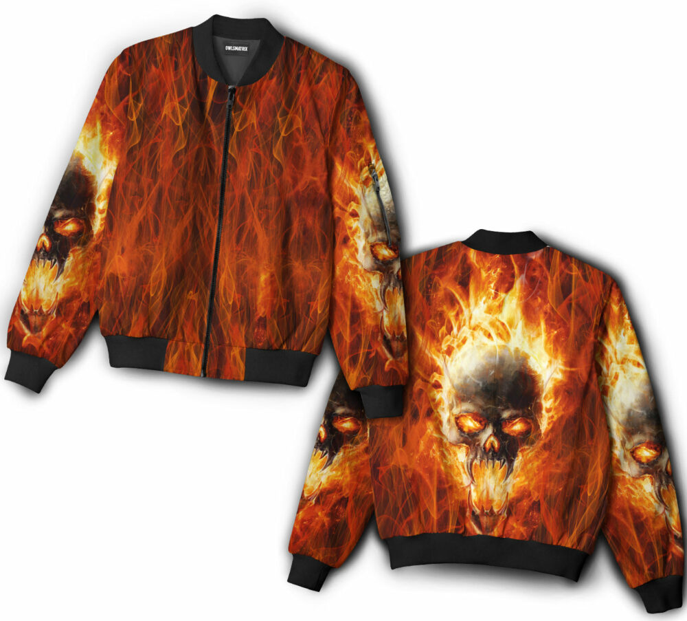 Skull hot as hell - Hoodie - HOOD08TNH200921