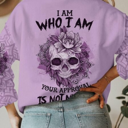I AM WHO I AM SKULL ALL OVER PRINT - YHHG1011221