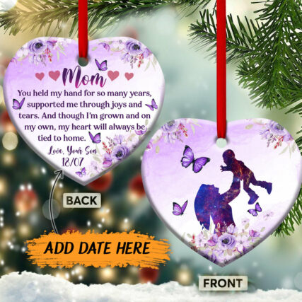 Family Mom You Held My Hand For So Many Years Personalized - Heart Ornament - Owl Ohh - Owl Ohh