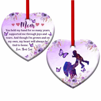 Family Mom You Held My Hand For So Many Years Personalized - Heart Ornament - Owl Ohh - Owl Ohh