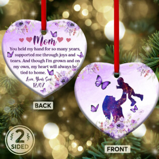 Family Mom You Held My Hand For So Many Years Personalized - Heart Ornament - Owl Ohh - Owl Ohh