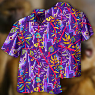 Monkey Colorful Monkey - Hawaiian Shirt - Owl Ohh - Owl Ohh