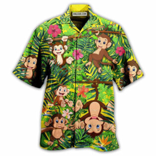 Monkey Animals Are My Spirit - Hawaiian Shirt - Owl Ohh - Owl Ohh