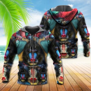 Monkey Animals Love Forest - Hoodie - Owl Ohh - Owl Ohh