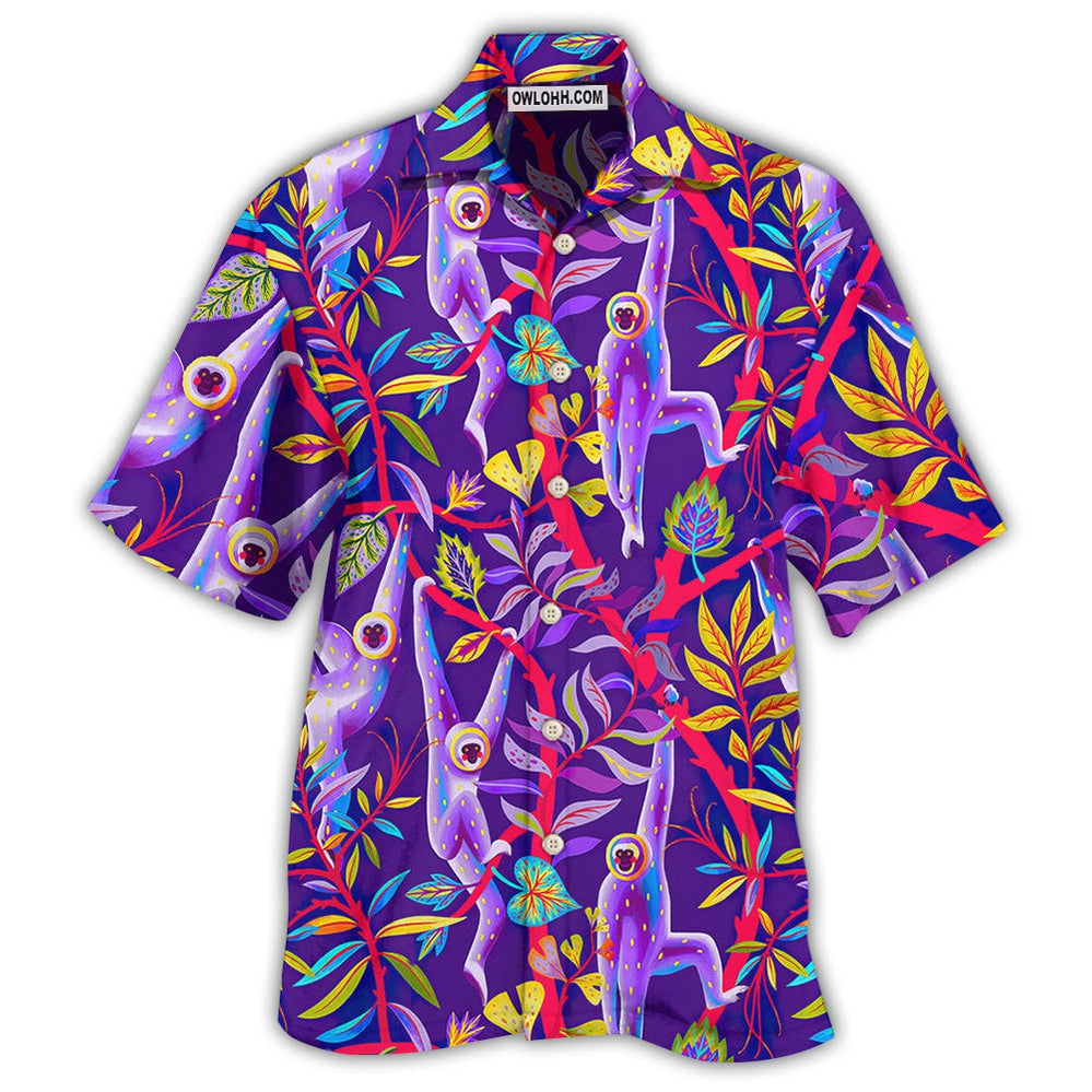 Monkey Colorful Monkey - Hawaiian Shirt - Owl Ohh - Owl Ohh