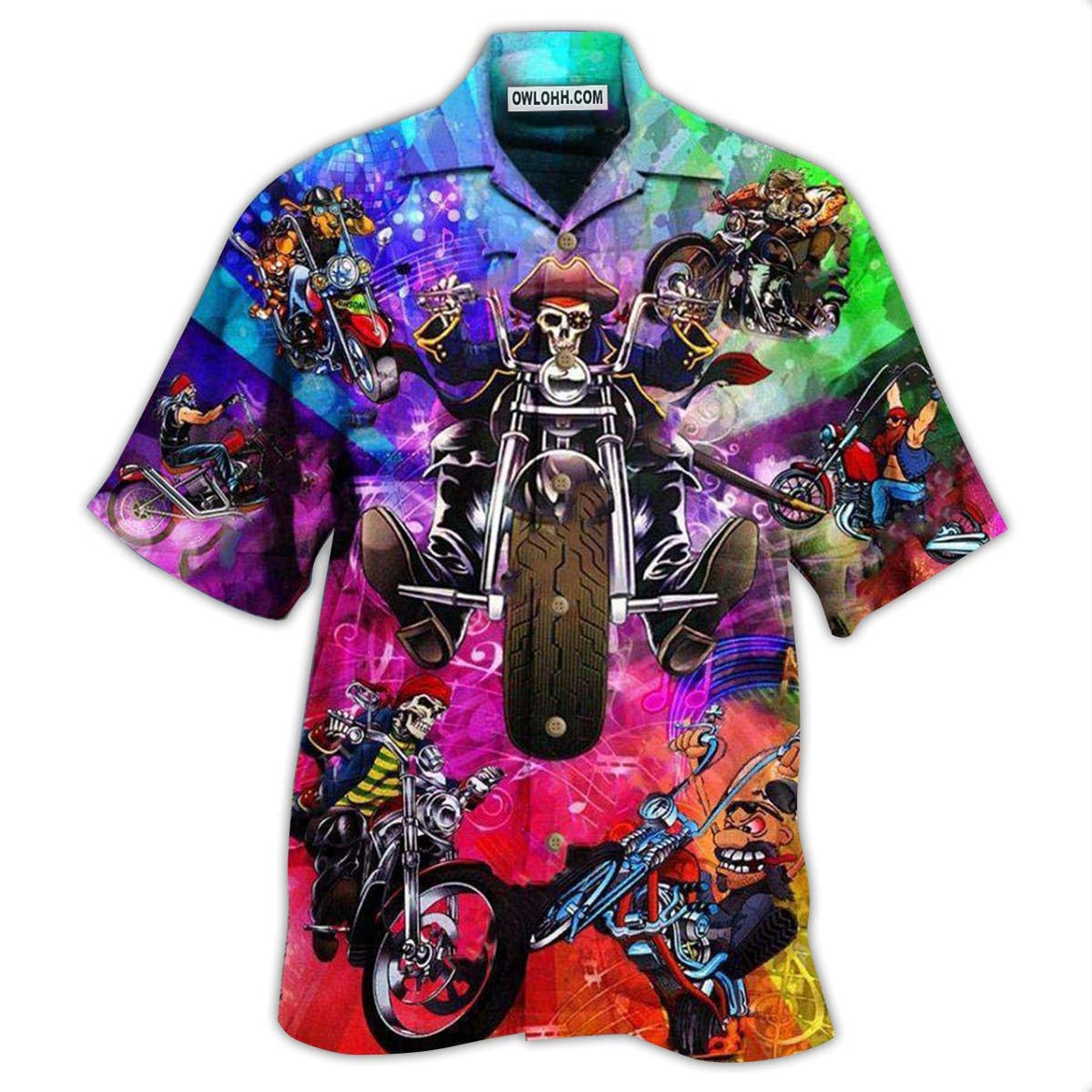 Motorcycle It's Never Late To Take A Ride - Hawaiian Shirt - Owl Ohh - Owl Ohh