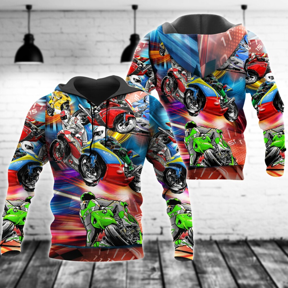 Motorcycle Amazing Motorcycle Racing - Hoodie - Owl Ohh - Owl Ohh