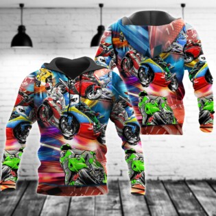 Motorcycle Amazing Motorcycle Racing - Hoodie - Owl Ohh - Owl Ohh