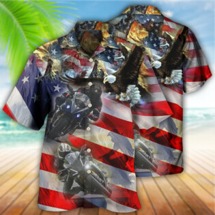 Motorcycle Independence Day - Hawaiian Shirt - Owl Ohh - Owl Ohh