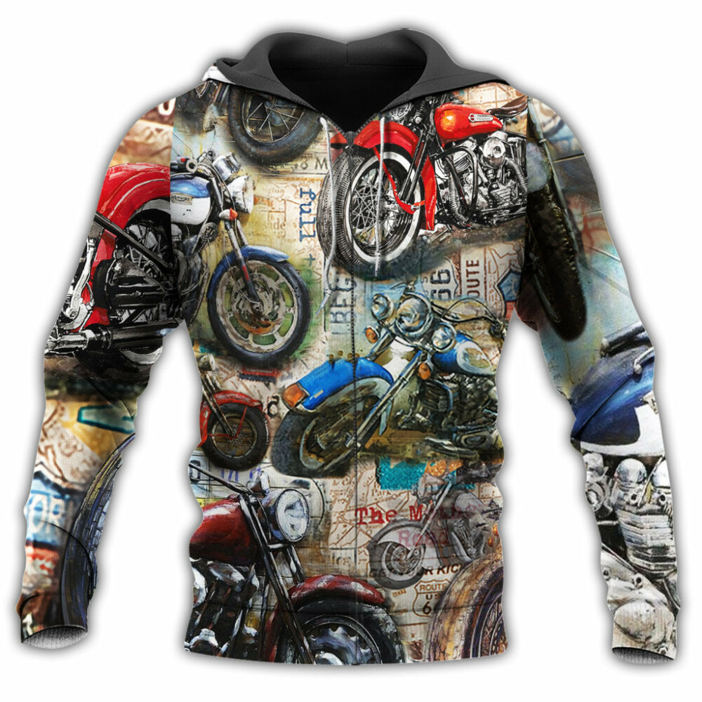 Motorcycle Is My Life I Ride It Whole Life - Hoodie - Owl Ohh - Owl Ohh