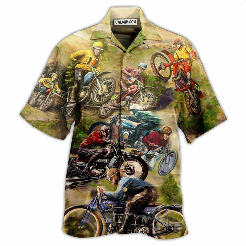 Motorcycle Is My Therapy - Hawaiian Shirt - Owl Ohh - Owl Ohh