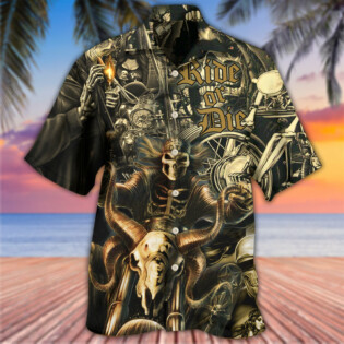 Motorcycle Love Life Ride Or Die - Hawaiian Shirt - Owl Ohh - Owl Ohh