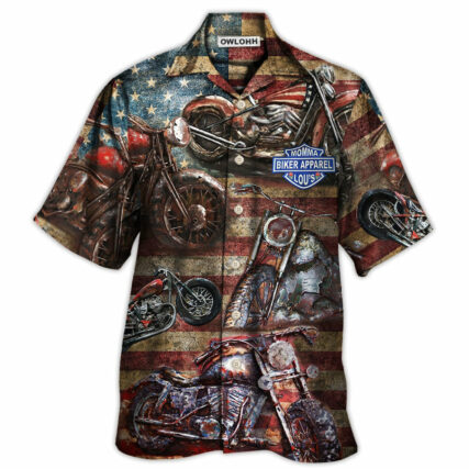 Motorcycle No Plans No Maps America Style - Hawaiian Shirt - Owl Ohh - Owl Ohh