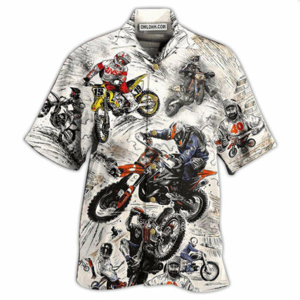 Motorcycle Ride Hard And Cool - Hawaiian Shirt - Owl Ohh - Owl Ohh