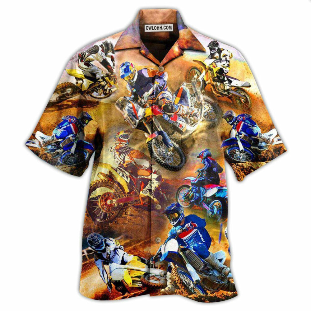 Motorcycle Shift Your Gear Racing - Hawaiian Shirt - Owl Ohh - Owl Ohh