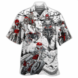 Motorcycle What Is Life I'm So Happy - Hawaiian Shirt - Owl Ohh - Owl Ohh